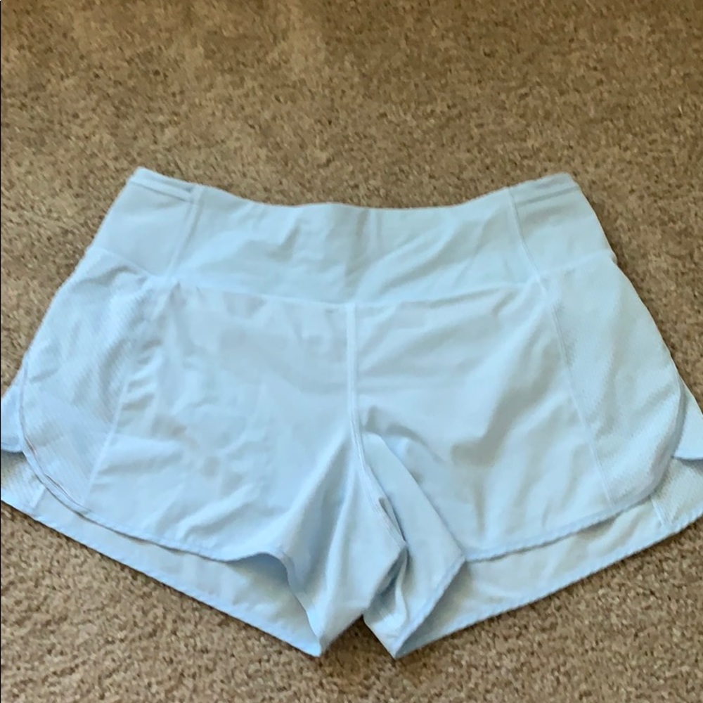 Baby blue Lululemon shorts
